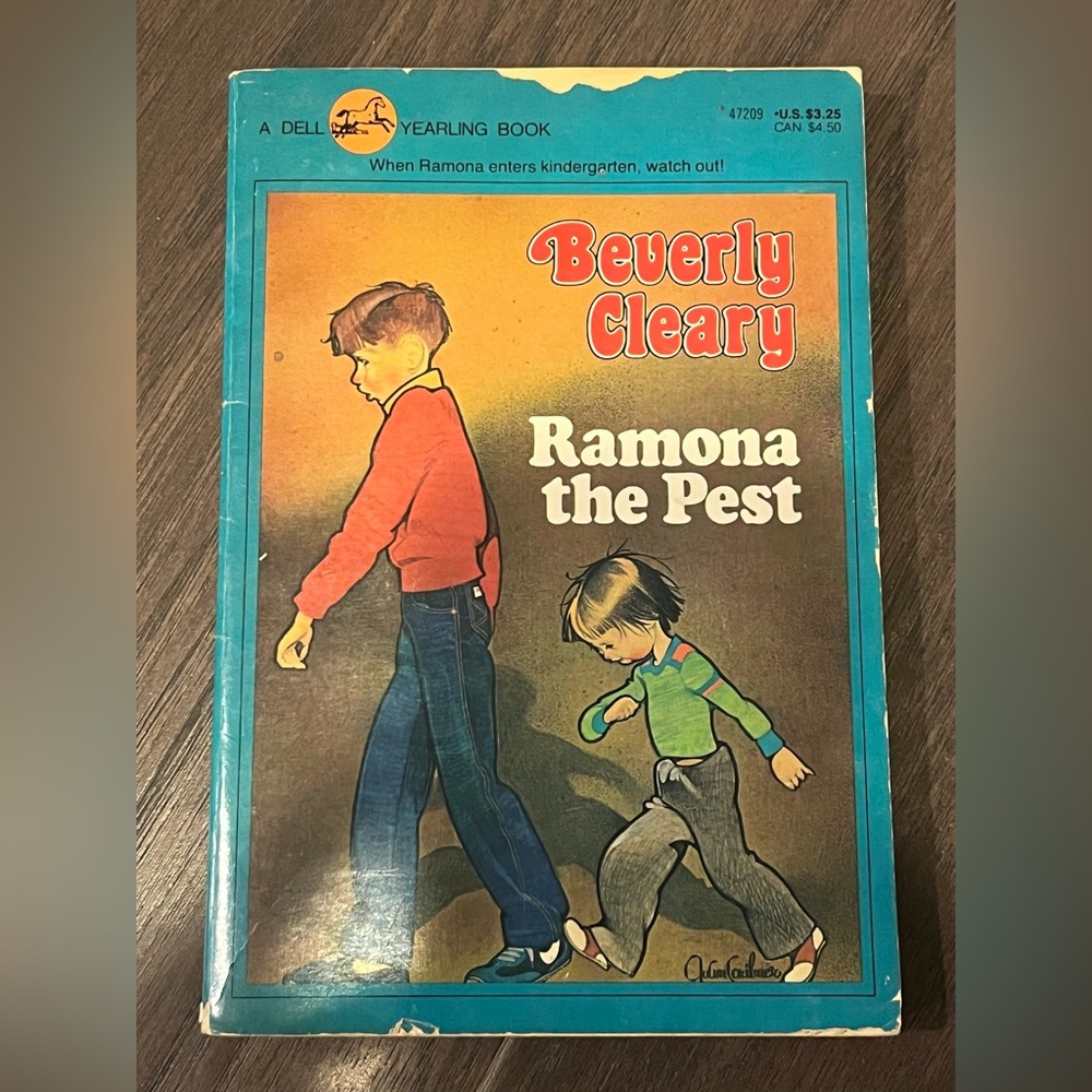 Vintage 1982 Beverly Cleary 'Ramona the Pest' Paperback Book